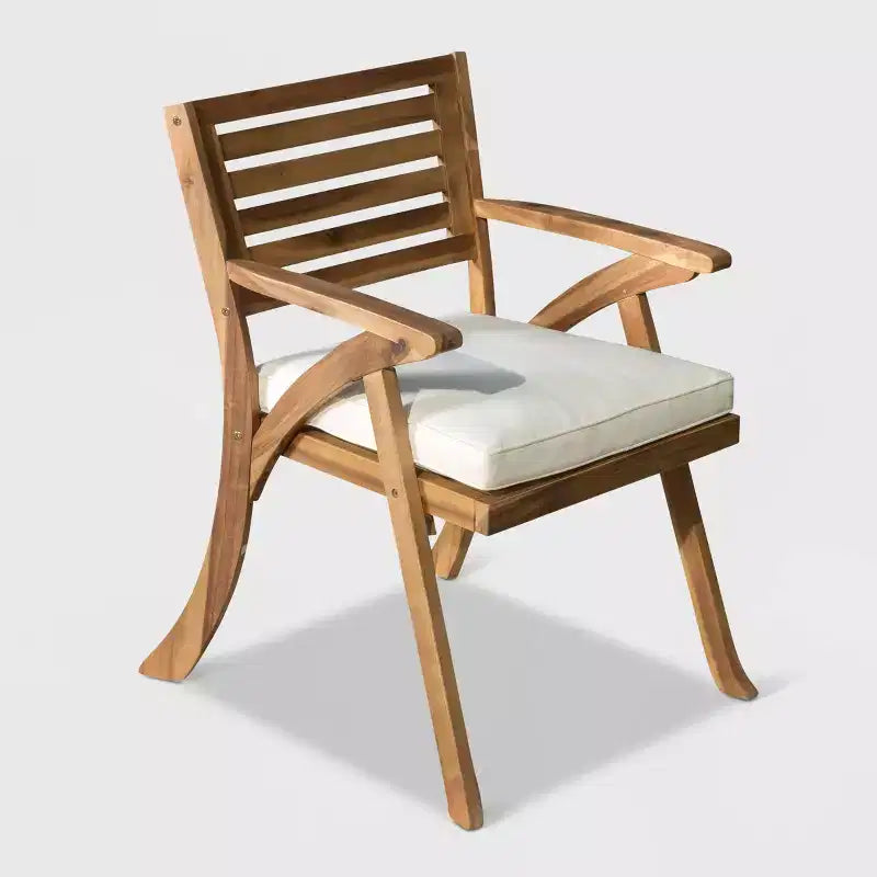 Hermosa 7-teiliges Akazienholz-Esszimmer-Set – Christopher Knight Home