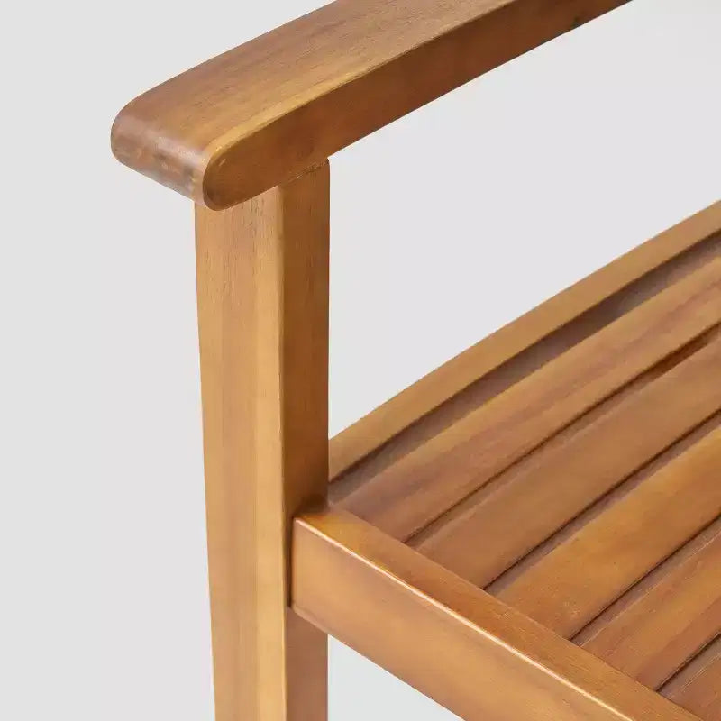 Huckleberry 7-teiliges Pflanzgefäß-Esszimmer-Set aus Akazienholz und Eisen