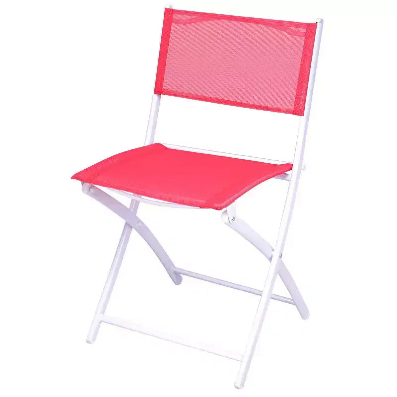 Juego de muebles de jardín y patio de 3 piezas Costway, con mesa y sillas bistró plegables, rojo