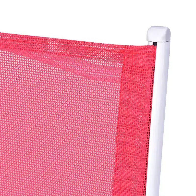 Juego de muebles de jardín y patio de 3 piezas Costway, con mesa y sillas bistró plegables, rojo