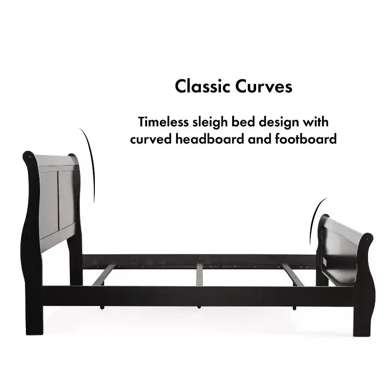 6pc Sliver Sleigh Bedroom Set - HOMES: Inside + Out