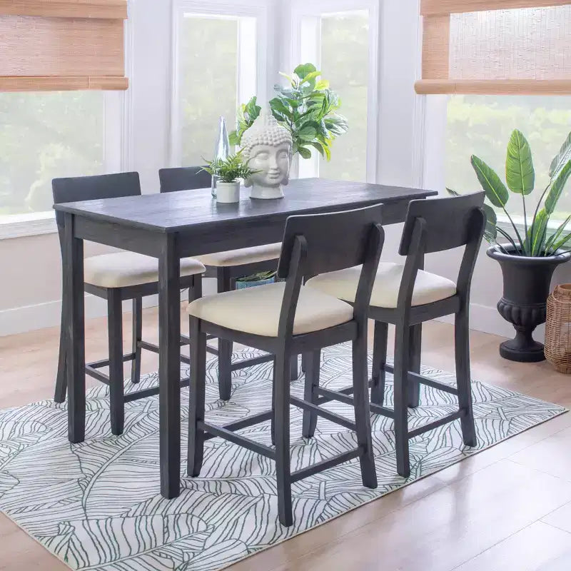 5pc Jordan Tavern Counter Height Dining Set - Linon