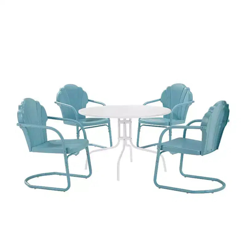 Set da pranzo da esterno Tulip di Crosley, 5 pezzi