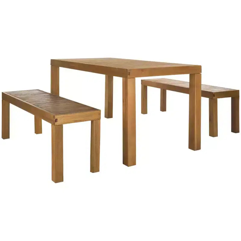 Dario 3-teiliges Set mit zwei Bänken – Innen/Außen – PAT7029 – Safavieh