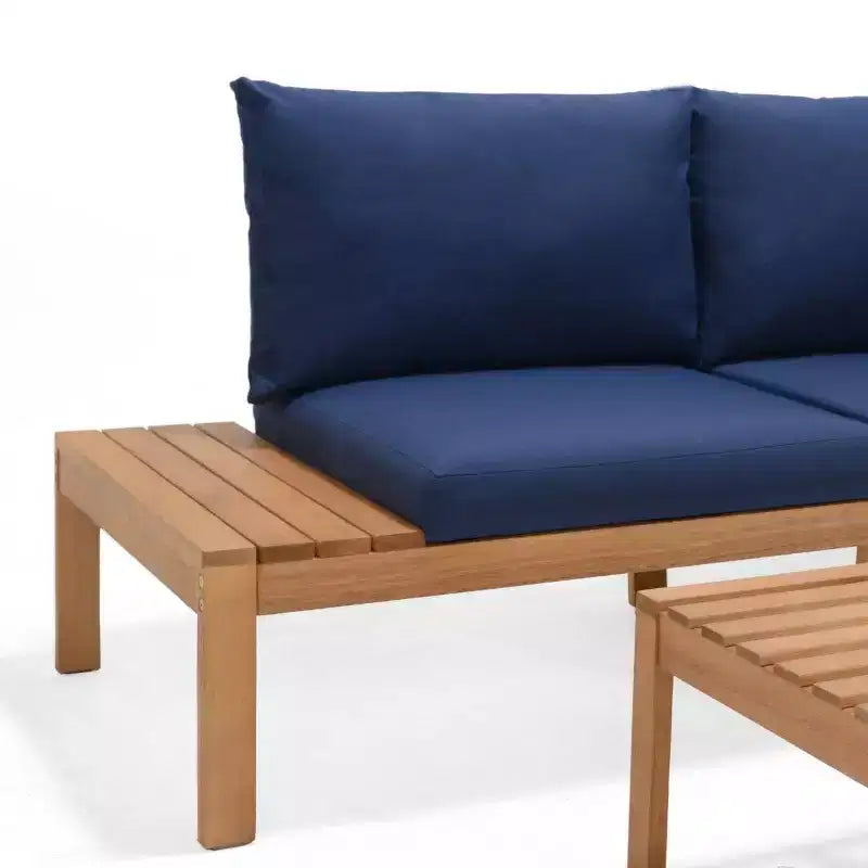 Amazonia 3pc Seychelles Outdoor Patio Conversation Set with Cushions