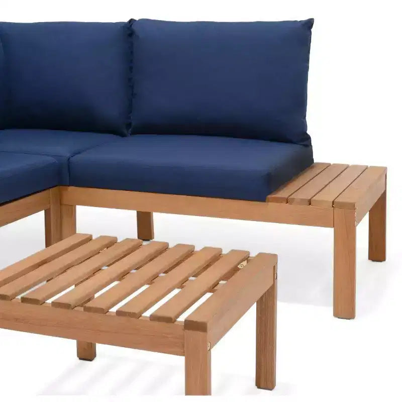 Amazonia 3pc Seychelles Outdoor Patio Conversation Set with Cushions