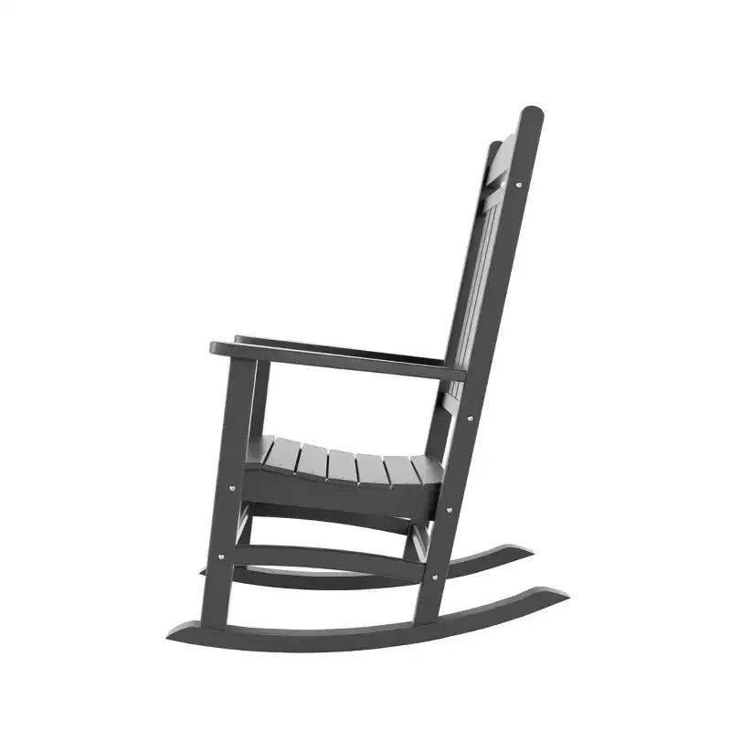 WestinTrends 3-delige set schommelstoelen voor buiten met ronde bijzettafel