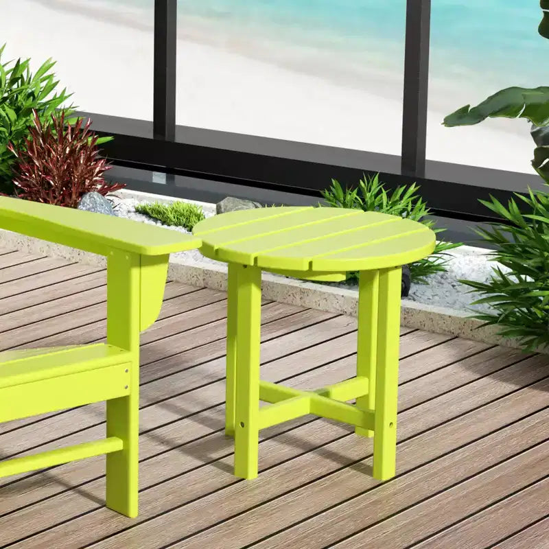 WestinTrends 3-delige set schommelstoelen voor buiten met ronde bijzettafel