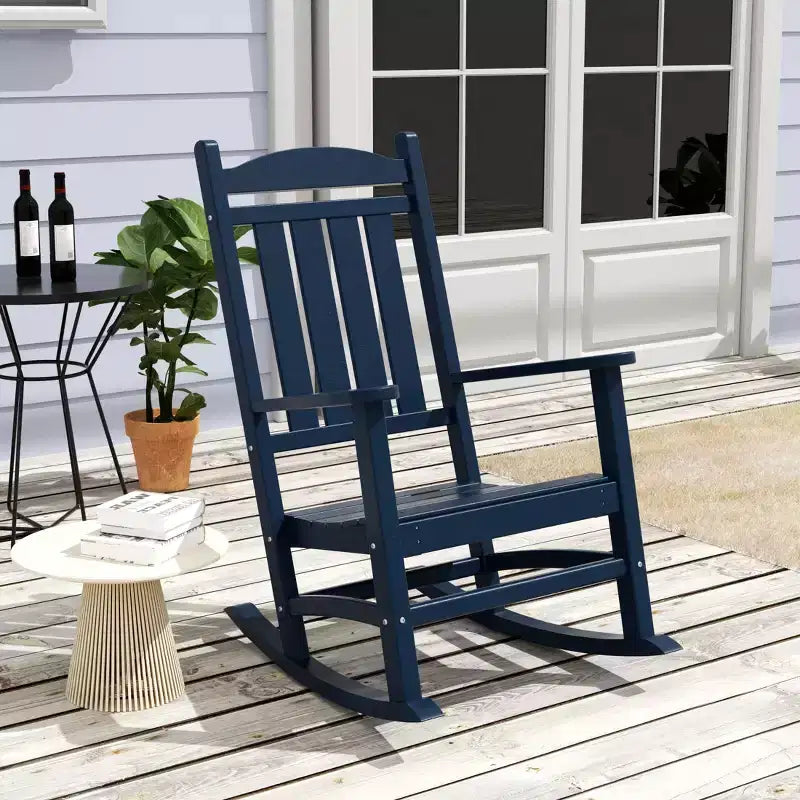 WestinTrends 3-delige set schommelstoelen voor buiten met ronde bijzettafel