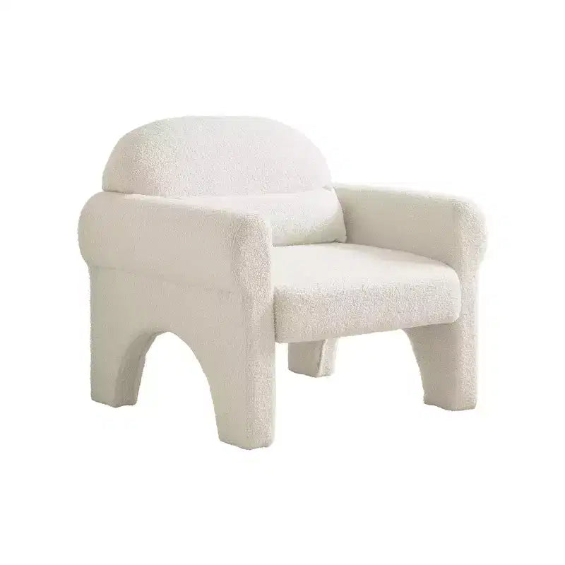 Modern Boucle Upholstered 2 Piece Set/Loveseat/1 Seat Sofa Couches with Armrests, and Tufted Legs 4A - ModernLuxe
