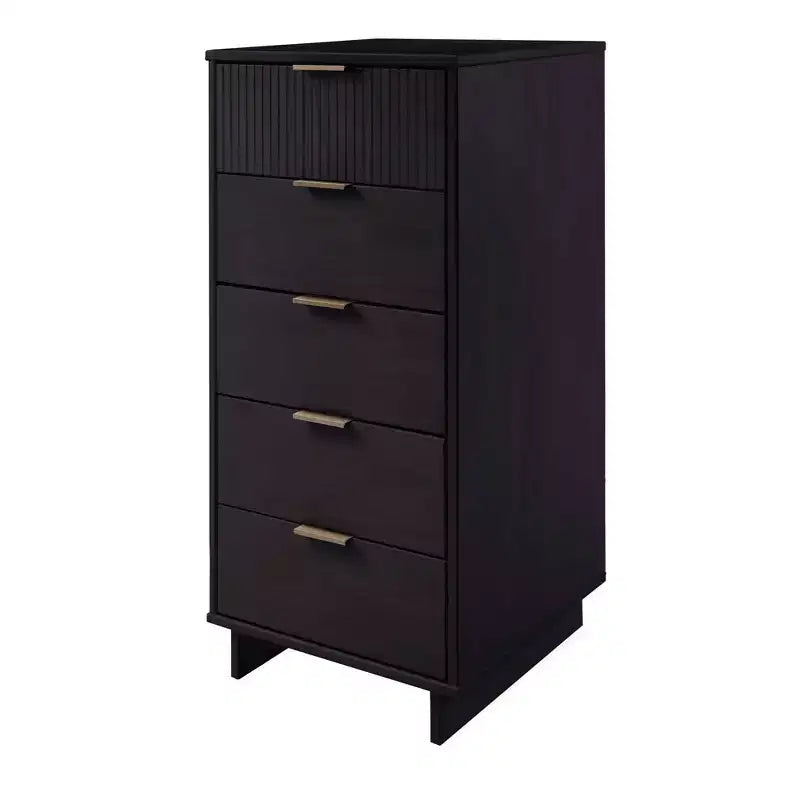 Manhattan Comfort 2-delige Granville-slaapkamerset met smalle ladekast en dressoir