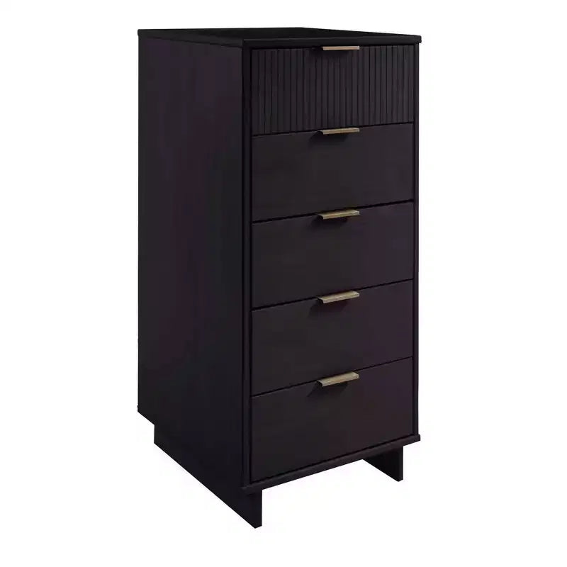 Manhattan Comfort 2-delige Granville-slaapkamerset met smalle ladekast en dressoir