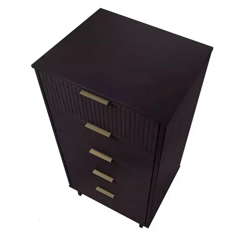 Manhattan Comfort 2-delige Granville-slaapkamerset met smalle ladekast en dressoir