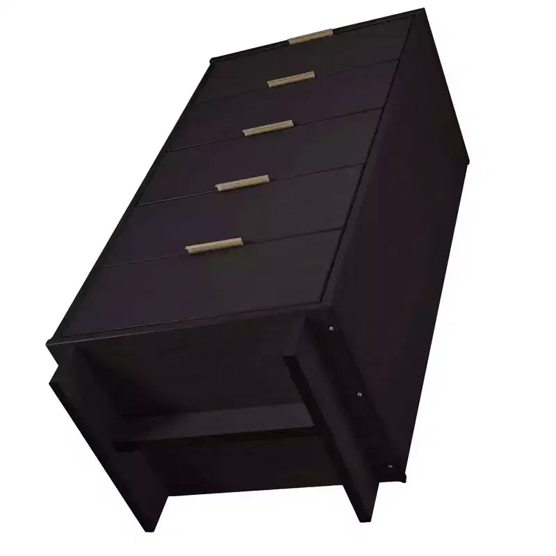 Manhattan Comfort 2-delige Granville-slaapkamerset met smalle ladekast en dressoir