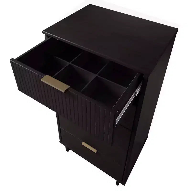 Manhattan Comfort 2-delige Granville-slaapkamerset met smalle ladekast en dressoir