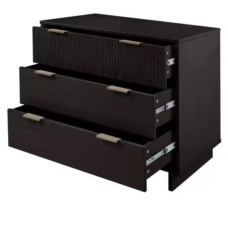 Manhattan Comfort 2-delige Granville-slaapkamerset met smalle ladekast en dressoir