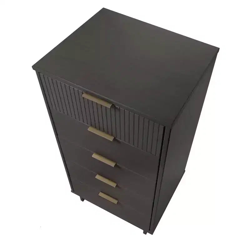 Manhattan Comfort 2-delige Granville-slaapkamerset met smalle ladekast en dressoir