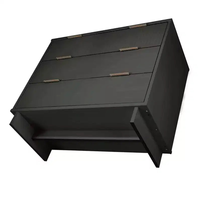 Manhattan Comfort 2-delige Granville-slaapkamerset met smalle ladekast en dressoir