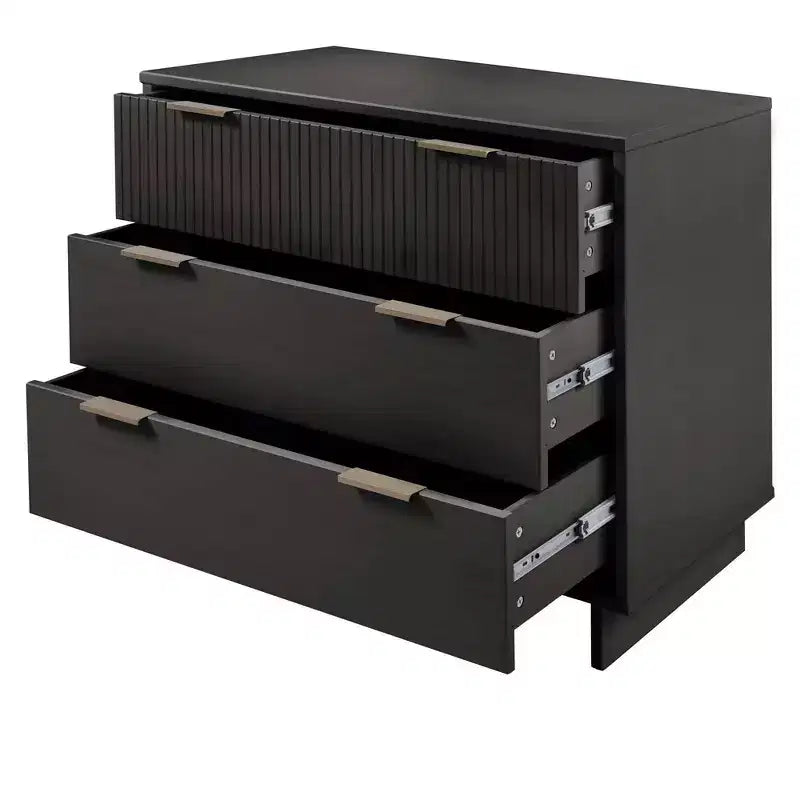 Manhattan Comfort 2-delige Granville-slaapkamerset met smalle ladekast en dressoir
