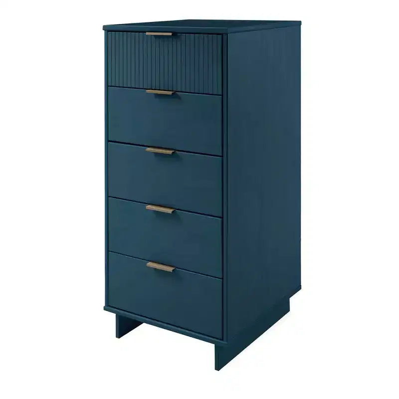 Manhattan Comfort 2-delige Granville-slaapkamerset met smalle ladekast en dressoir