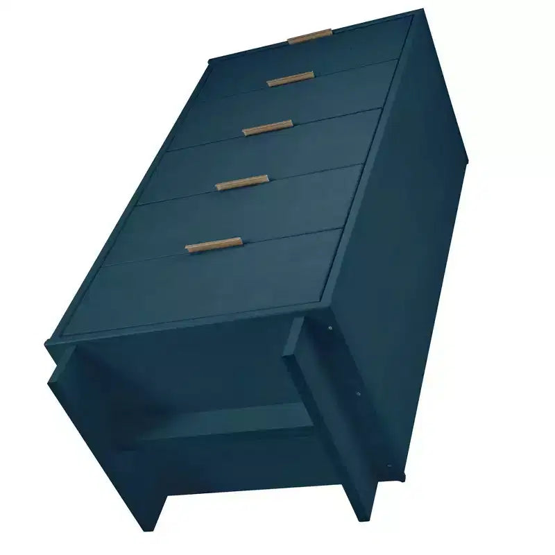 Manhattan Comfort 2-delige Granville-slaapkamerset met smalle ladekast en dressoir