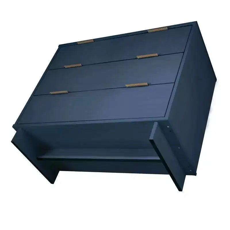 Manhattan Comfort 2-delige Granville-slaapkamerset met smalle ladekast en dressoir