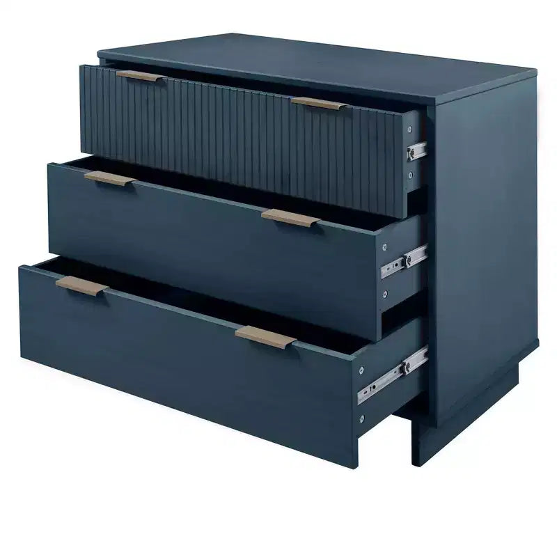 Manhattan Comfort 2-delige Granville-slaapkamerset met smalle ladekast en dressoir