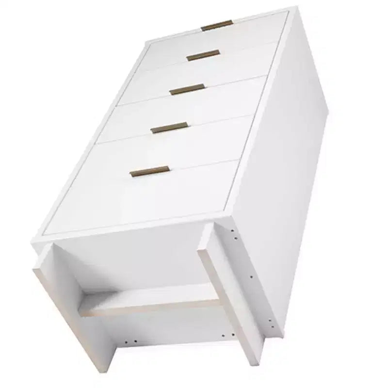 Manhattan Comfort 2-delige Granville-slaapkamerset met smalle ladekast en dressoir