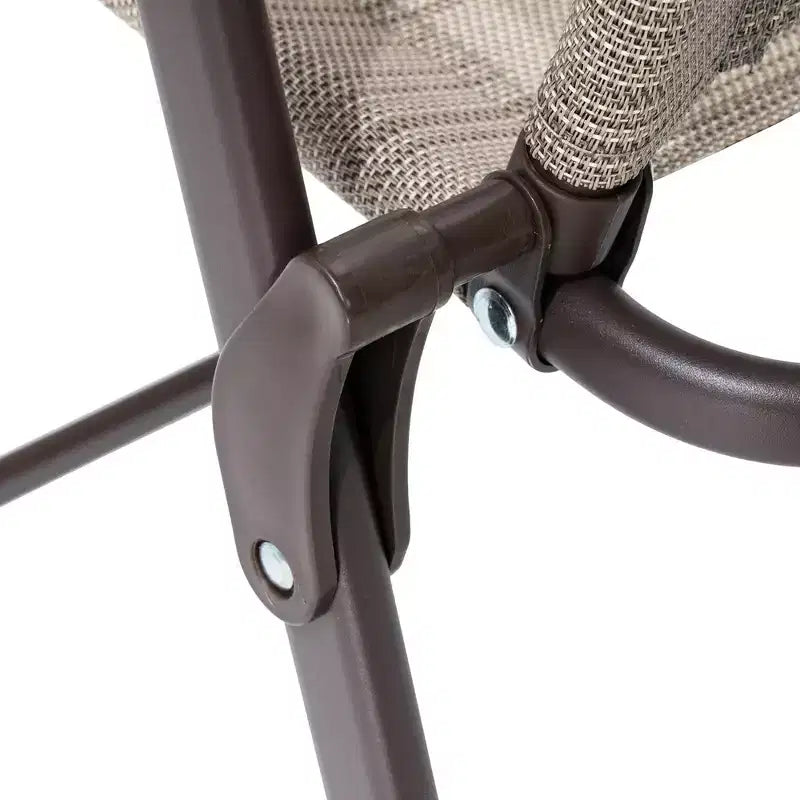 Crestlive Products 6-delars matgrupp för uteplats med 4 hopfällbara stolar, fyrkantigt bord i härdat glas och parasoll