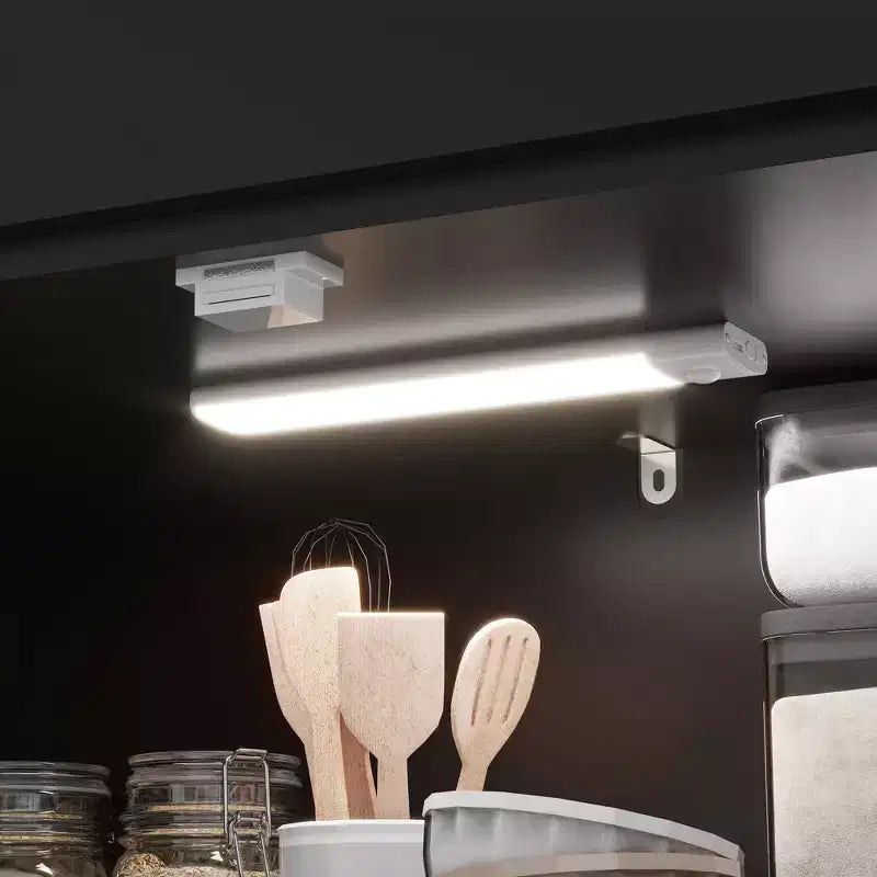 71" LED Kitchen Pantry Cabinet with 6 Door Shelves, Drawer and 4 Adjustable Shelves