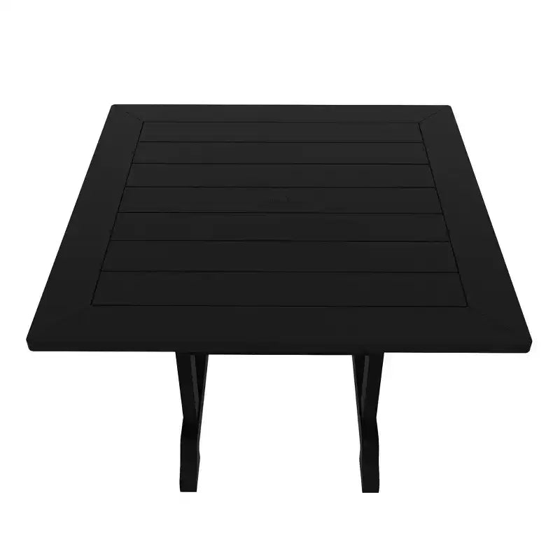 Conjunto de comedor exterior para patio de 5 piezas WestinTrends, mesa cuadrada y sillas para exteriores