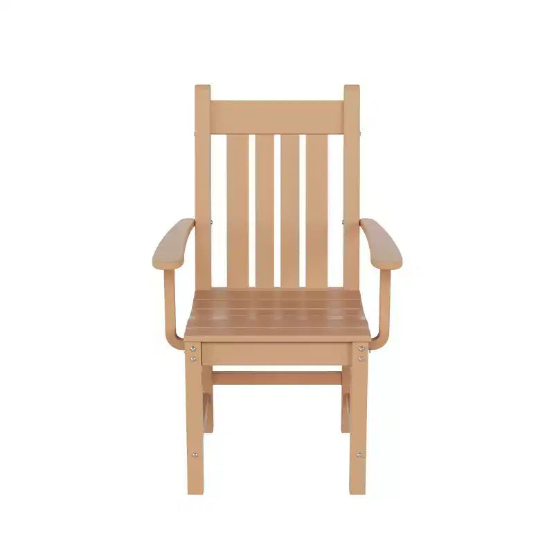 Conjunto de comedor para patio exterior WestinTrends de 5 piezas, con mesa cuadrada y sillones