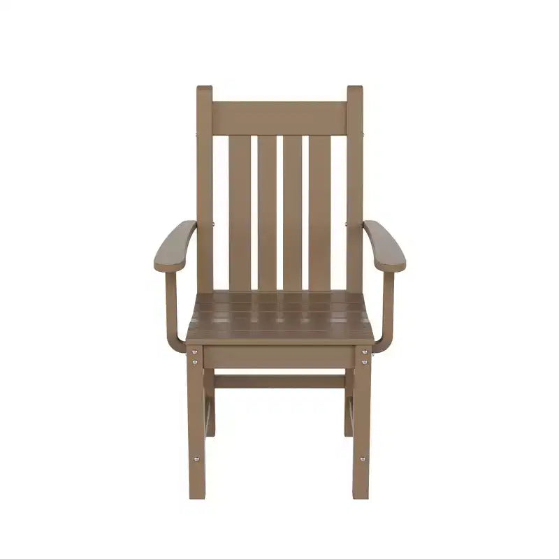 Conjunto de comedor para patio exterior WestinTrends de 5 piezas, con mesa cuadrada y sillones