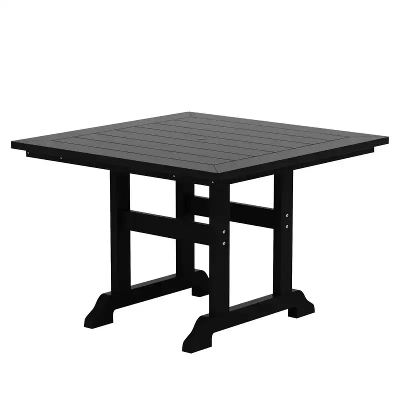 Conjunto de comedor para patio exterior WestinTrends de 5 piezas, con mesa cuadrada y sillones