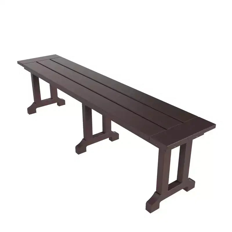 Conjunto de comedor exterior para patio de 6 piezas de WestinTrends, con mesa exterior y conjunto de banco y sillas