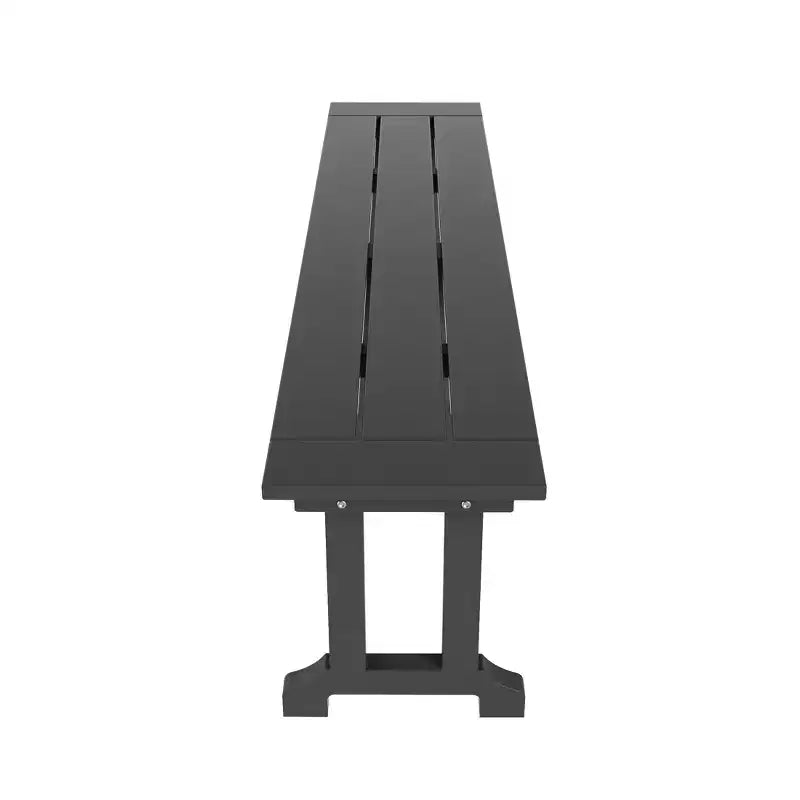 Conjunto de comedor exterior para patio de 6 piezas de WestinTrends, con mesa exterior y conjunto de banco y sillas