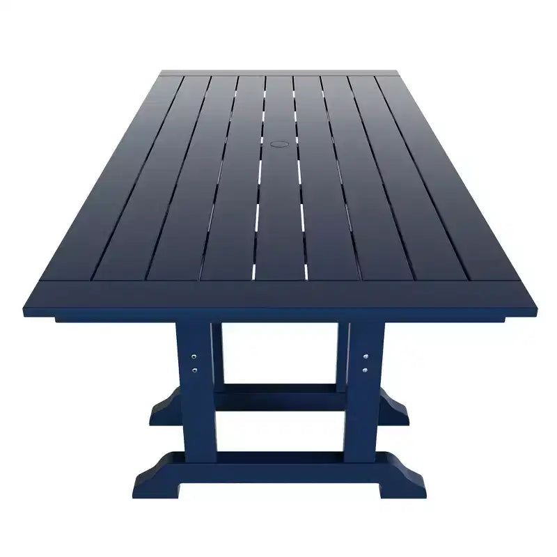 Conjunto de comedor exterior para patio de 6 piezas de WestinTrends, con mesa exterior y conjunto de banco y sillas