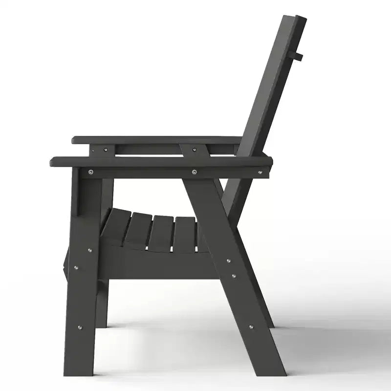 WestinTrends 5-delige diningset voor buiten met vierkante terrastafel en moderne armstoelen