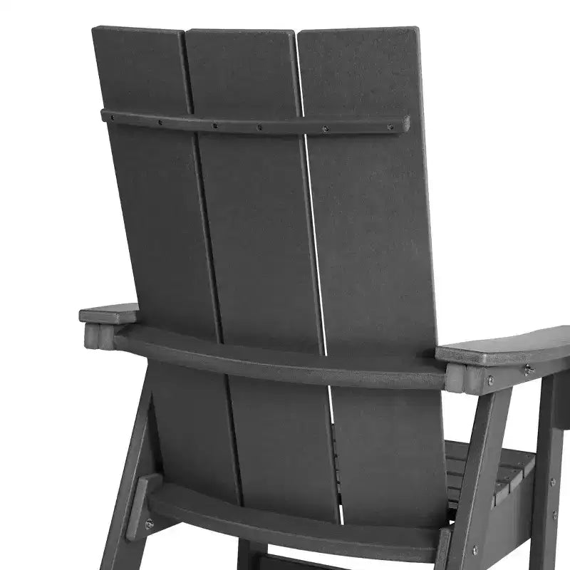 WestinTrends 5-delige diningset voor buiten met vierkante terrastafel en moderne armstoelen