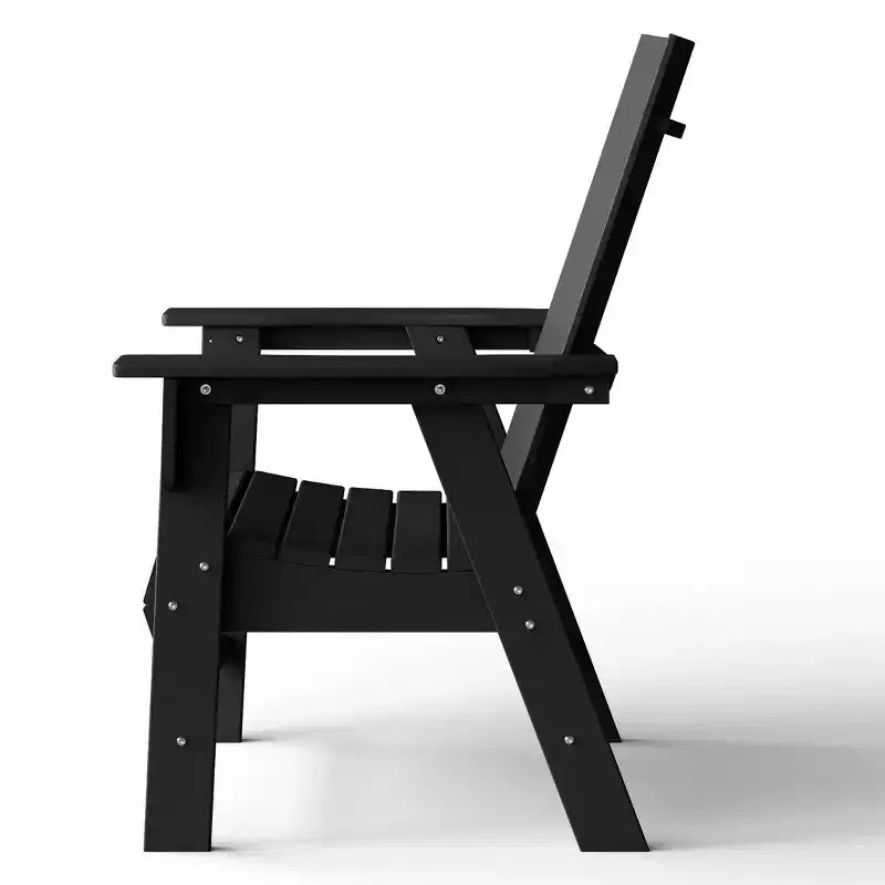 WestinTrends 5-delige diningset voor buiten met vierkante terrastafel en moderne armstoelen