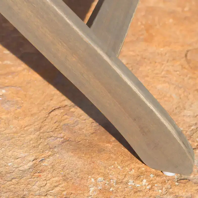 Juego de comedor plegable de 5 piezas para exteriores GDFStudio Rabion de madera de acacia, gris